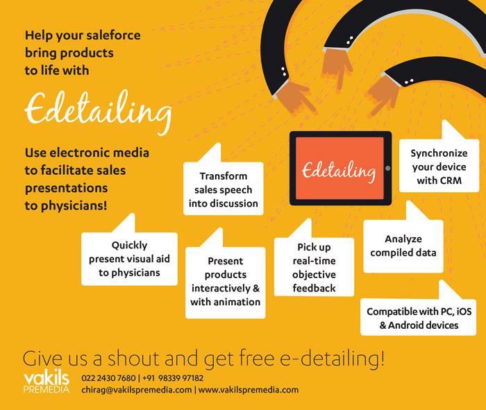 How does electronic media facilitate medical sales presentations?